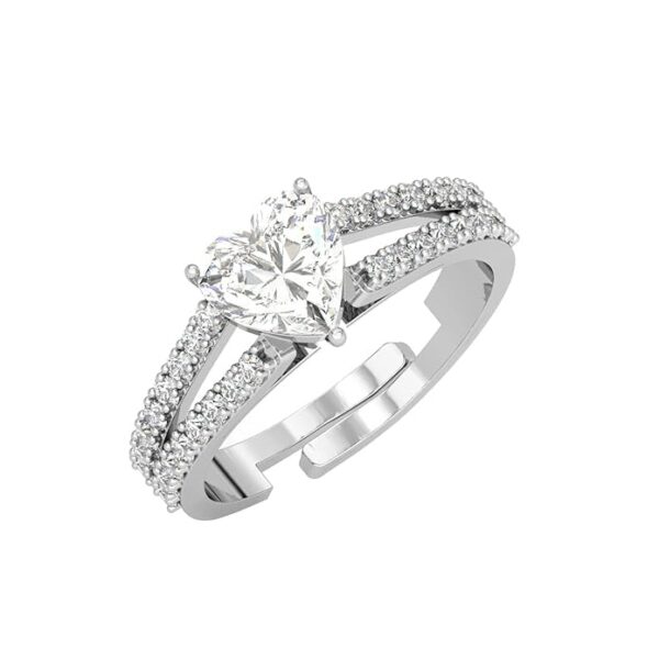Clara 925 Sterling Silver Zilvia Heart Solitaire Pendant Earrings Chain Ring Bracelet Jewellery Set | Platinum Plated, Swiss Zirconia |Gift for Women and Girls 4.4 4.4 out of 5 stars   (44)